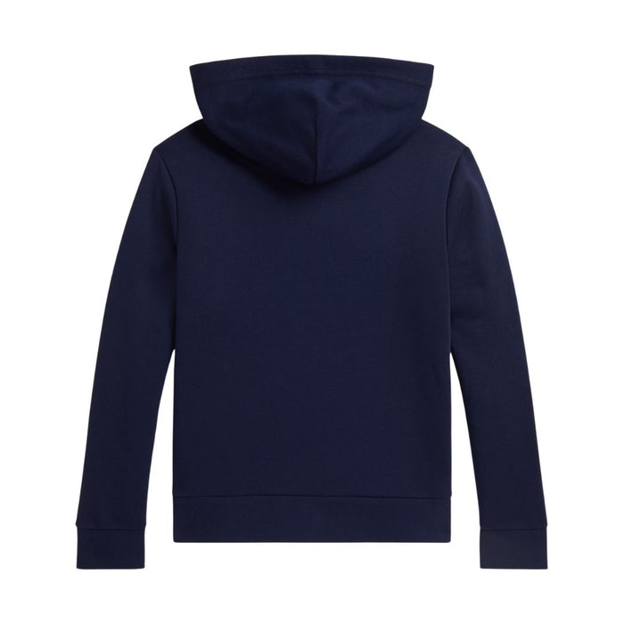 Navy Polo Logo Hoodie