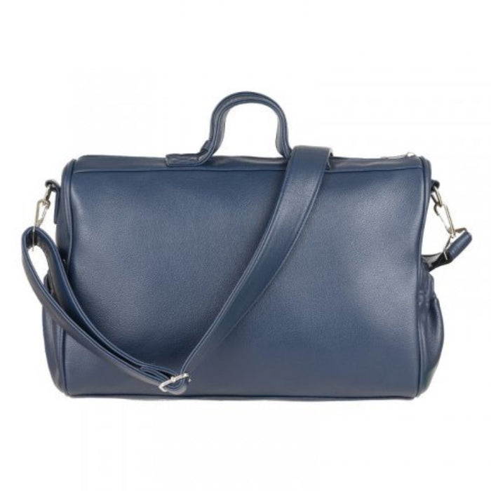Navy Quilted Baby Bag & Changing Mat
