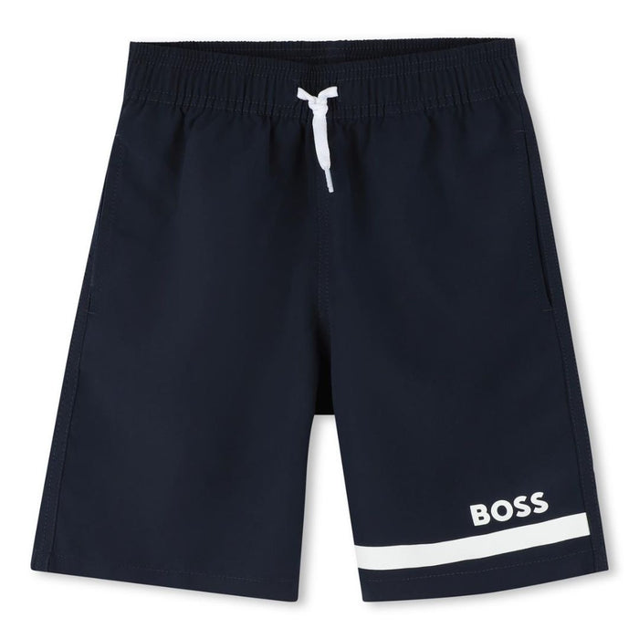 Navy Small Logo Swim Shorts