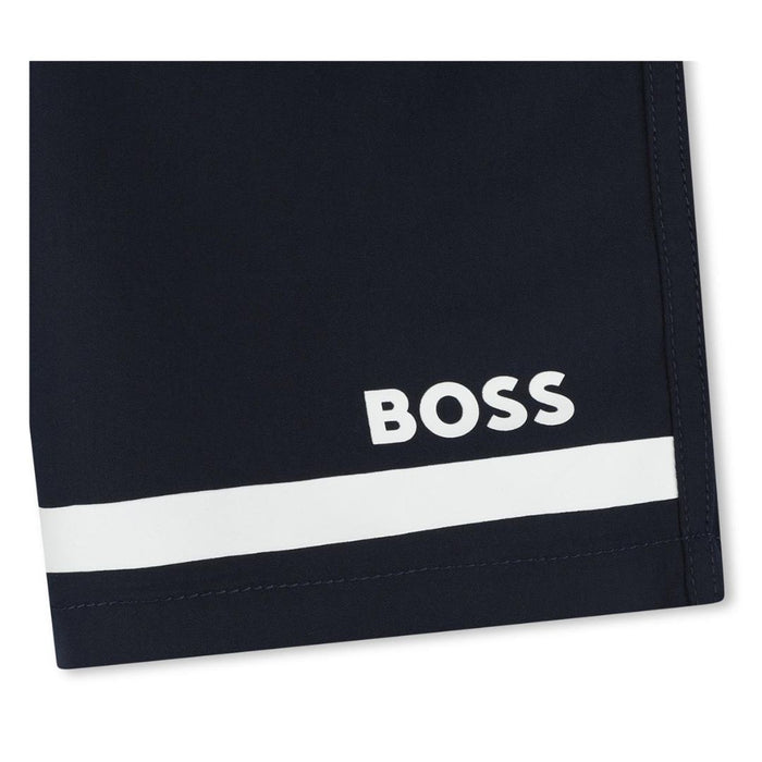 Navy Small Logo Swim Shorts
