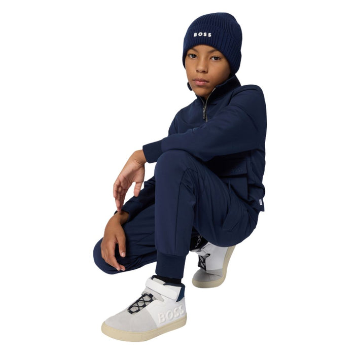 Navy Sports Cargo Tracksuit