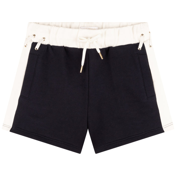 Navy Stitch Sweat Set