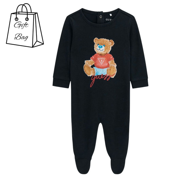 Navy Teddy Babygrow