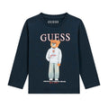 Navy Teddy LS T-Shirt