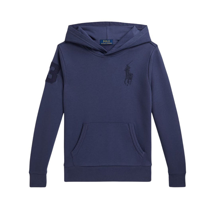 Navy Tonal Big Pony Hoodie & Shorts Set