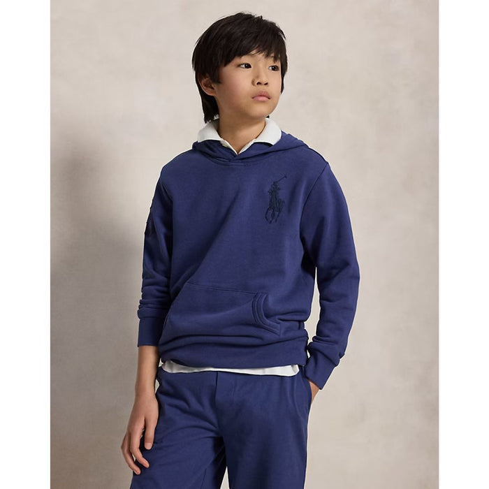 Navy Tonal Big Pony Hoodie