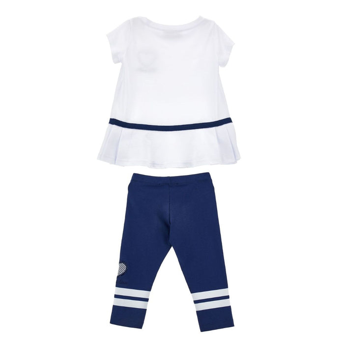 Navy & White Legging Set