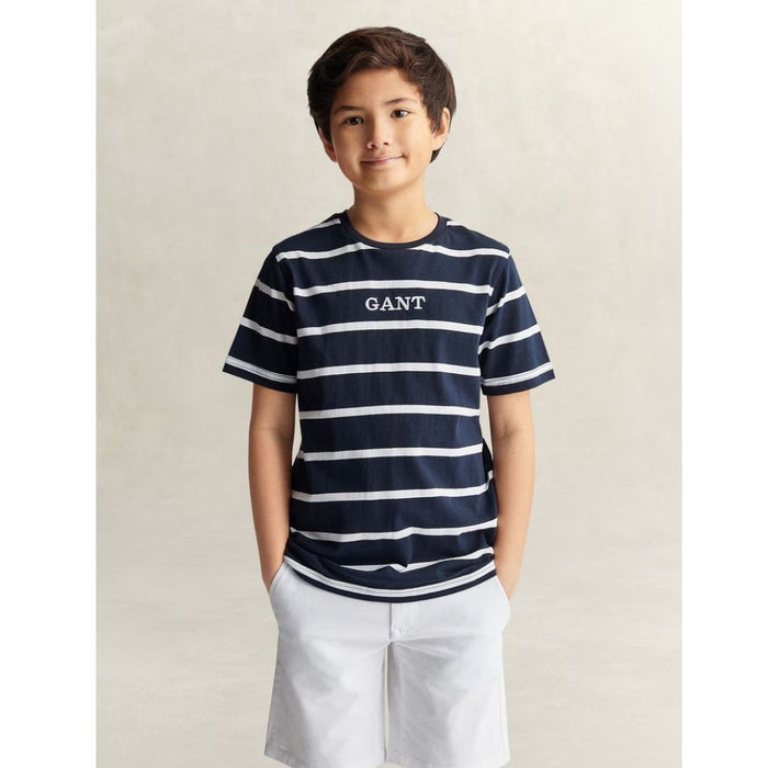 Navy & White Stripe T-Shirt