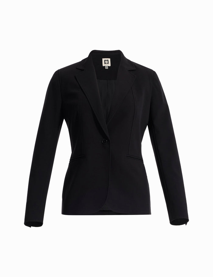 Anne Klein Notch Collar Blazer With Princess Seams