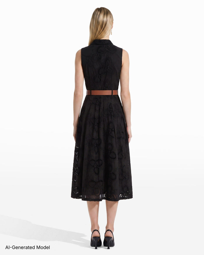 Anne Klein Notch Collar Wrap Dress