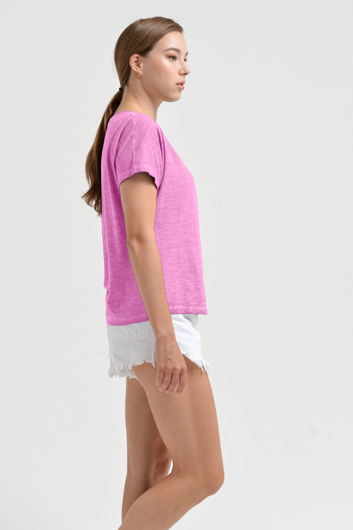 Olbia T-Shirt - Women's Crewneck T-Shirt - Candy