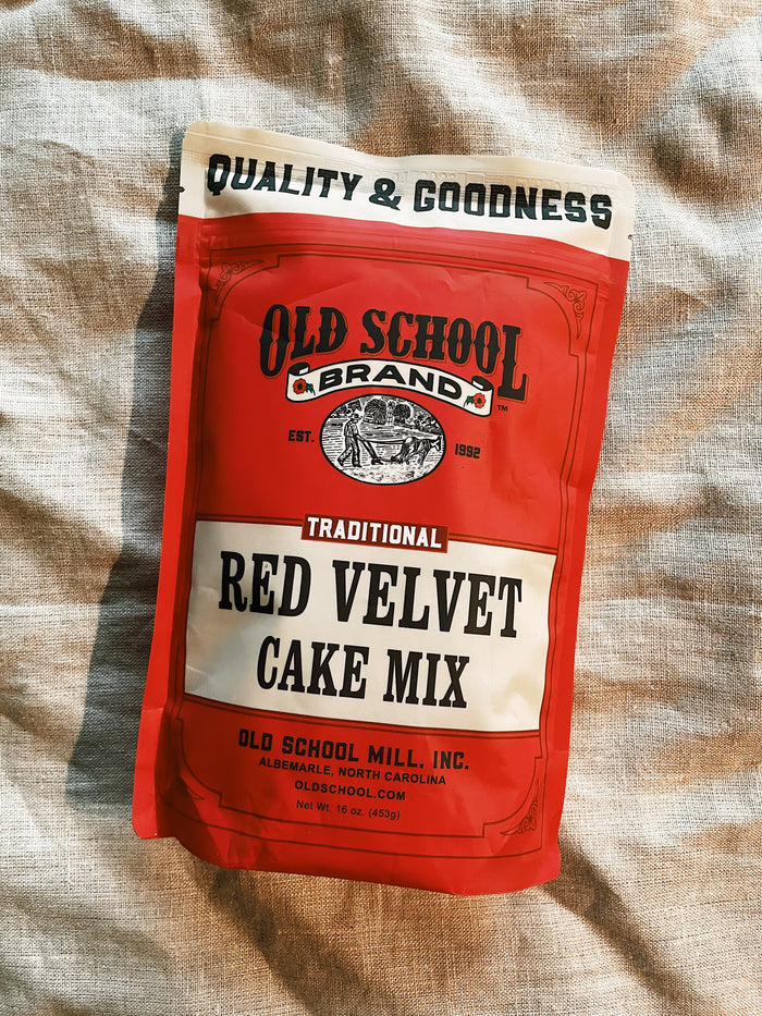 Old School Brand: Red Velvet Cake Mix