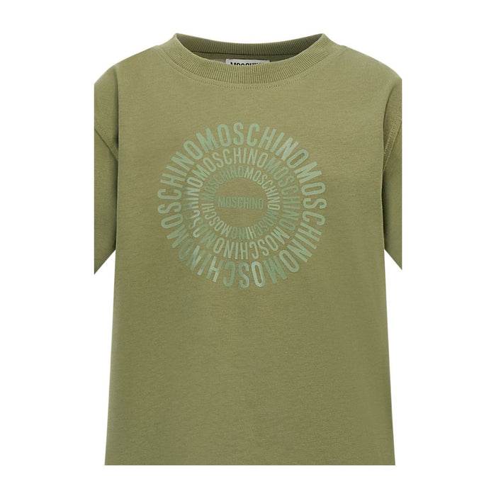 Olive Green Circle Logo Shorts Set