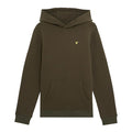 Olive Green Logo Hoodie