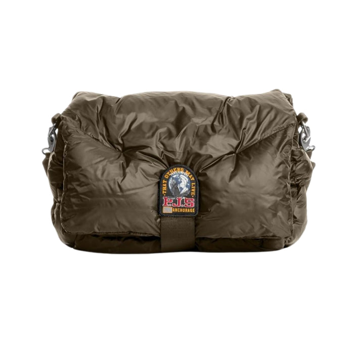Olive Grey Hollywood Baguette Bag