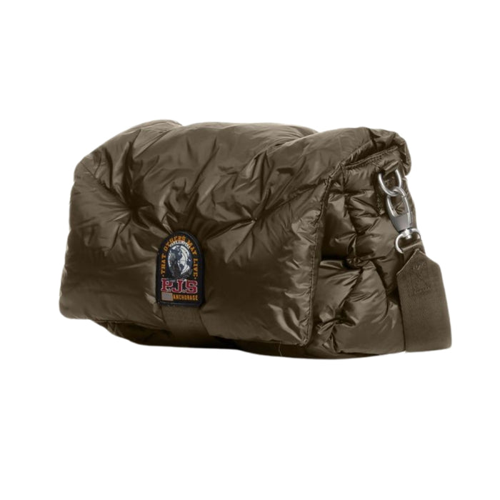 Olive Grey Hollywood Baguette Bag