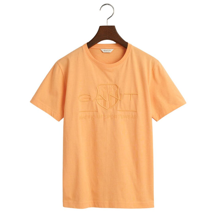 Orange Tonal Logo T-Shirt