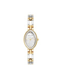 Anne Klein Two-Tone Oval Face Bracelet Watch with Timeless Design