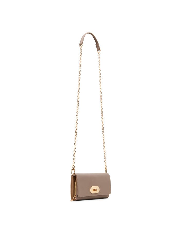 Anne Klein Oval Turnlock Boxed Wallet on Chain