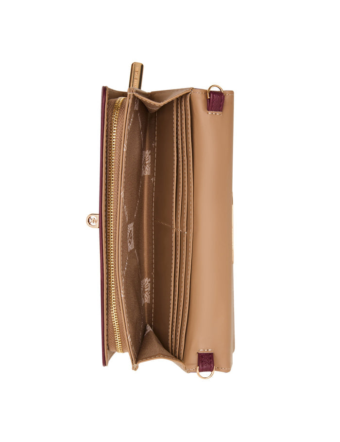 Anne Klein Oval Turnlock Boxed Wallet on Chain