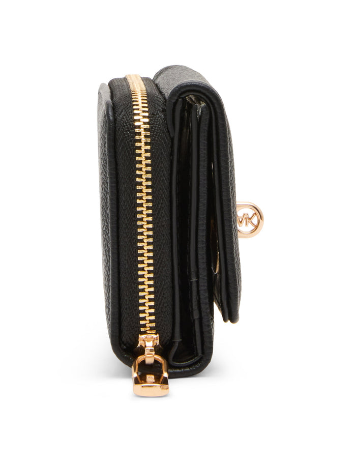 Anne Klein Oval Turnlock Flap Wallet