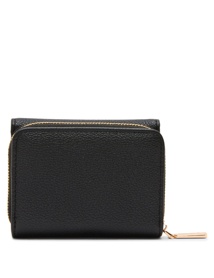 Anne Klein Oval Turnlock Flap Wallet