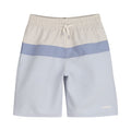 Pale Blue Colour Block Swim Shorts