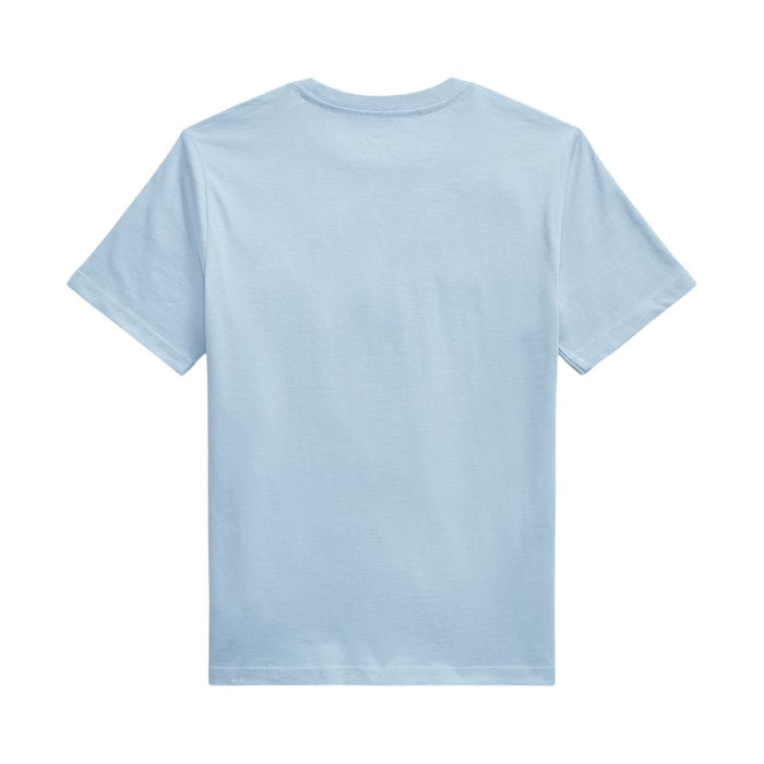 Pale Blue Embroidered Pony T-Shirt