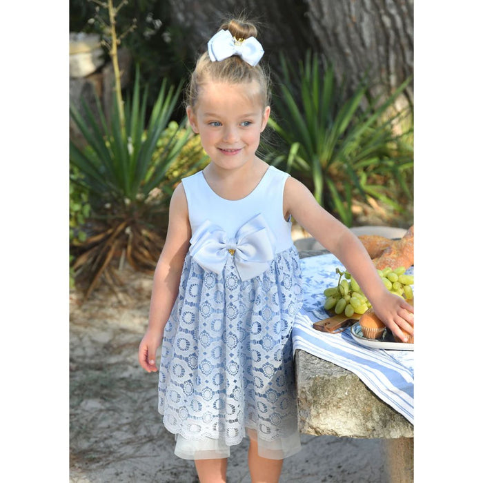 Pale Blue Lace 'Corella' Dress