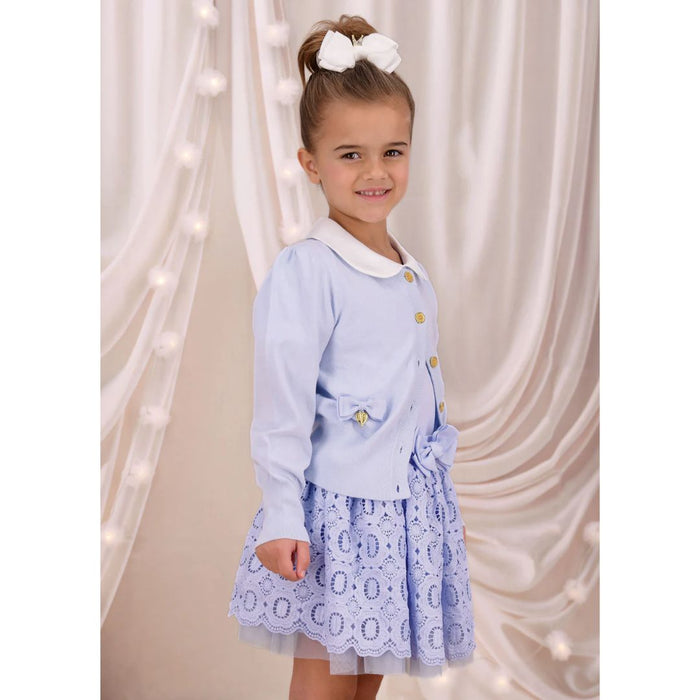 Pale Blue 'Nicolette' Cardigan
