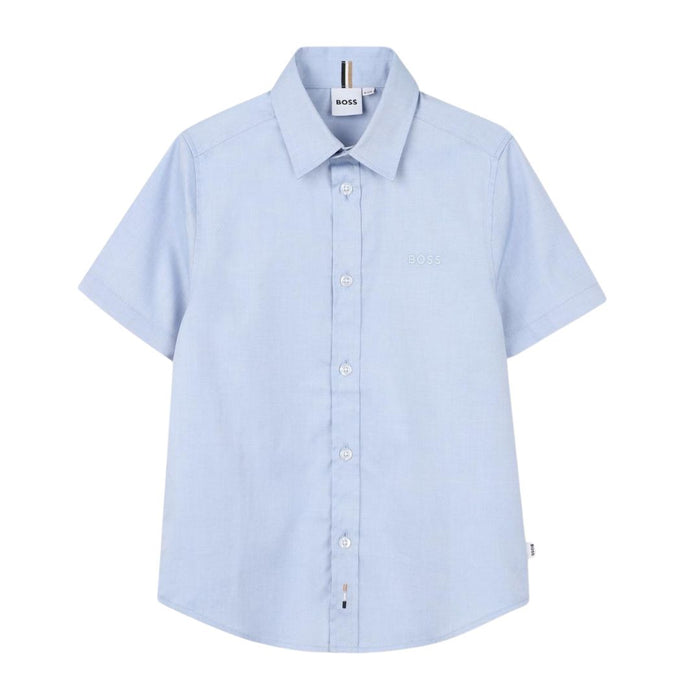 Pale Blue SS Logo Shirt