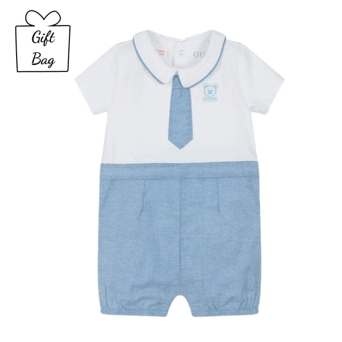 Pale Blue Tie Shortie