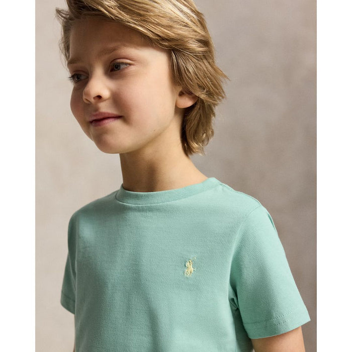 Pale Green Embroidered Pony T-Shirt