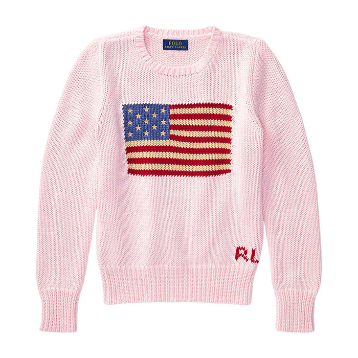 Pale Pink Flag Jumper
