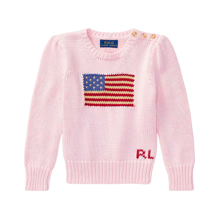Pale Pink Flag Jumper