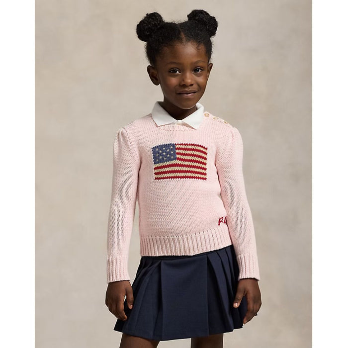 Pale Pink Flag Jumper