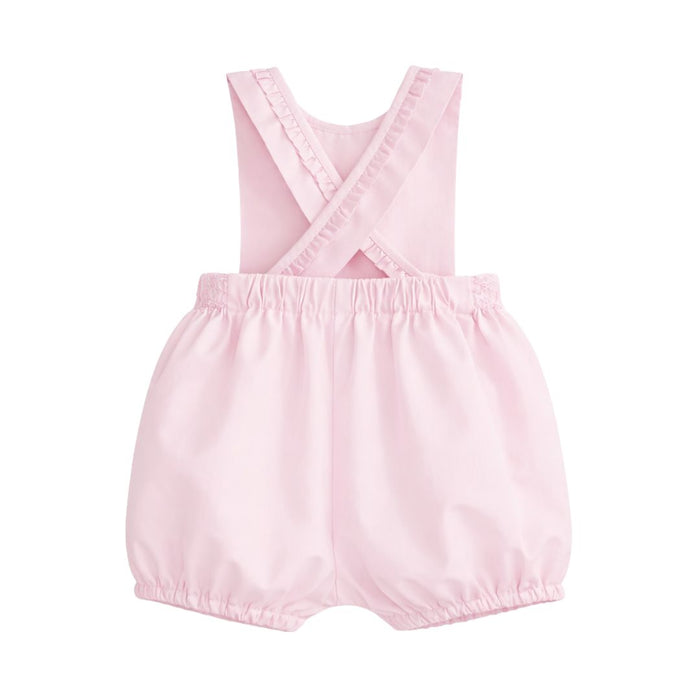 Pale Pink Smocked Romper & Headband