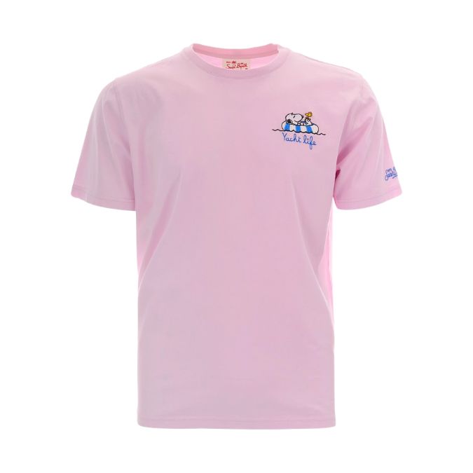Pale Pink Snoopy Yacht Life T-Shirt