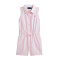 Pale Pink Striped Playsuit