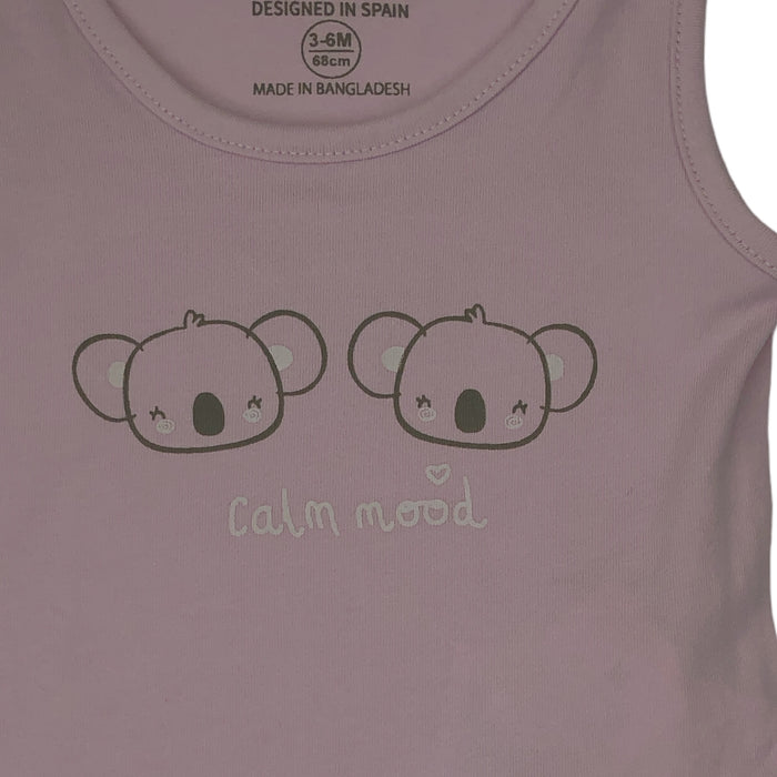 Pañaleros Manga Corta Para Bebé Niña "Calm Mood" Losan