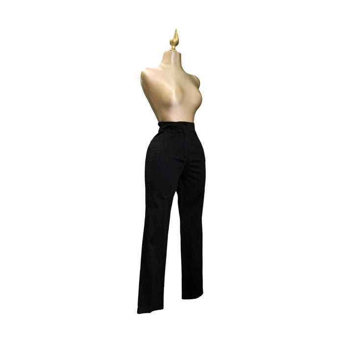 Pantalón Talle Alto Negro LC