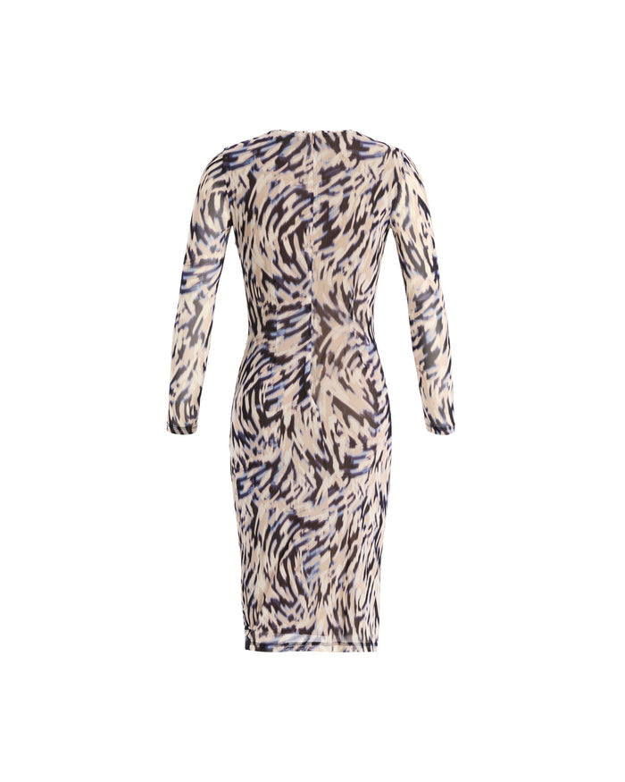 Anne Klein Patterned Midi Dress
