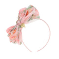 Peach Floral 'Gladys' Headband