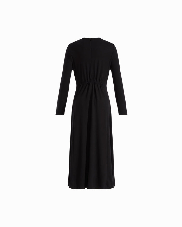 Anne Klein Petite Gathered Waist Midi Dress