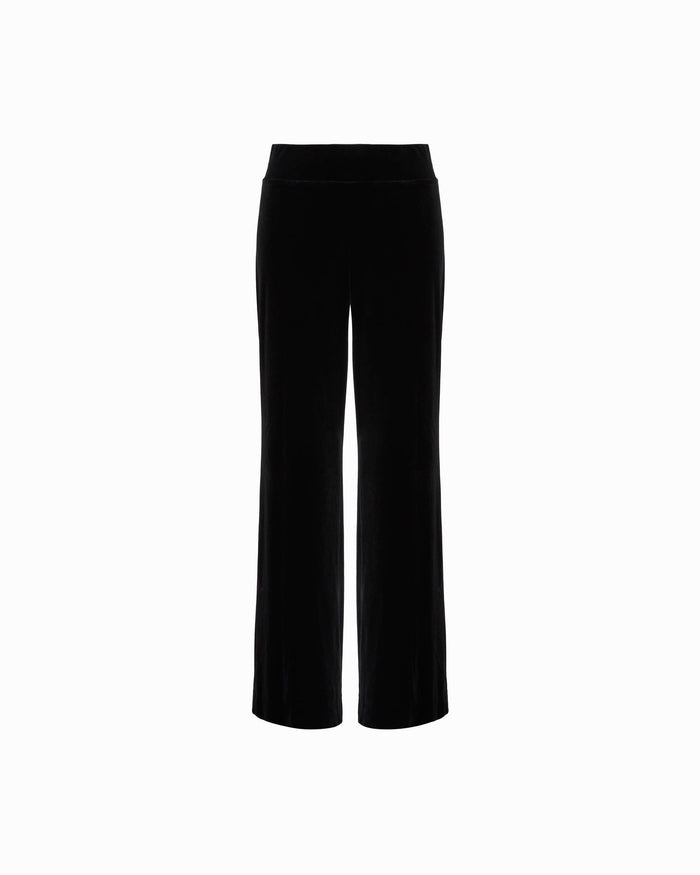 Anne Klein ANNE BLACK Petite High Rise Pull-On Wide Leg Pant