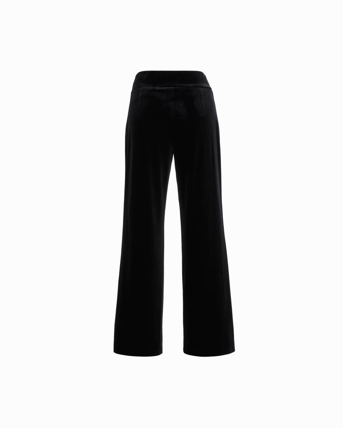 Anne Klein Petite High Rise Pull-On Wide Leg Pant