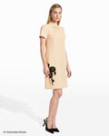 Anne Klein Petite Mock Neck Shift Dress