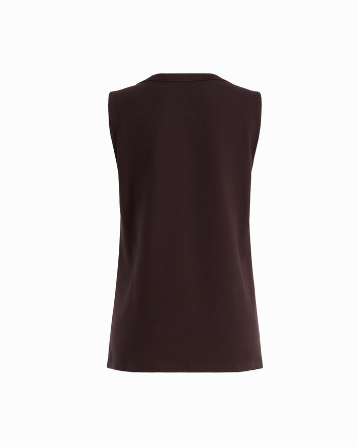 Anne Klein Petite Sleeveless Stud Trim Top
