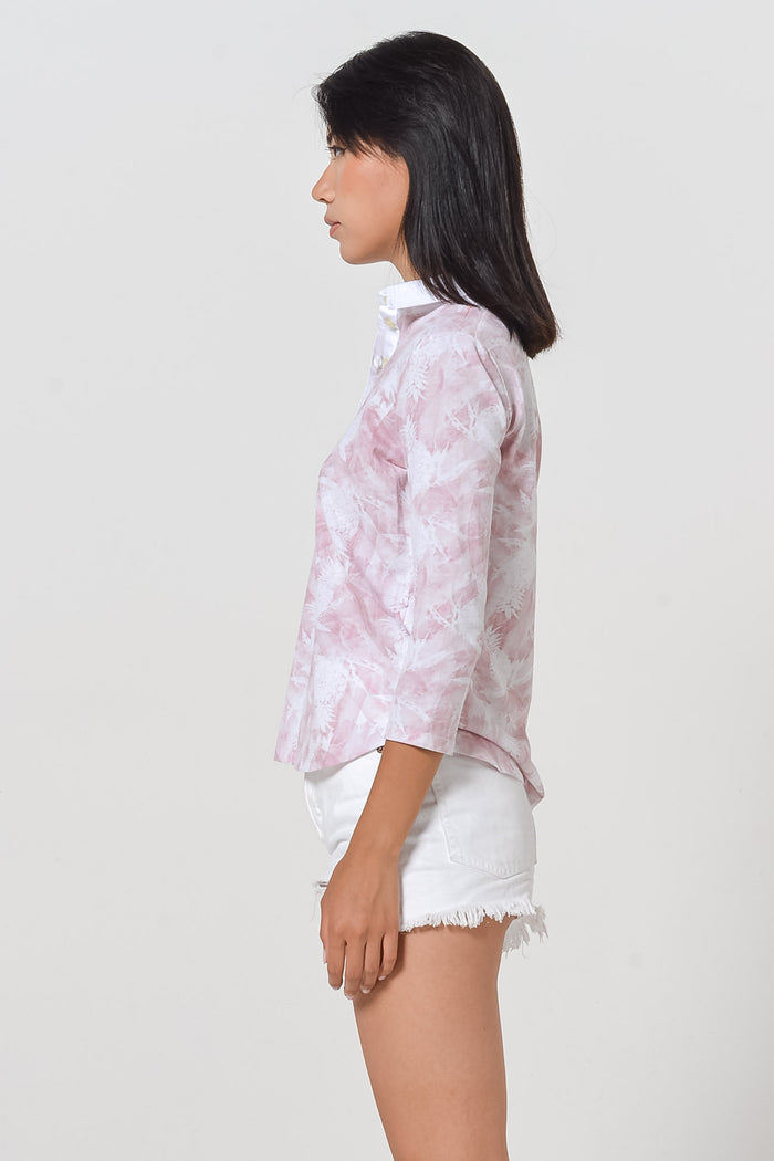 Pineapple-Print Polo Shirt - Bali