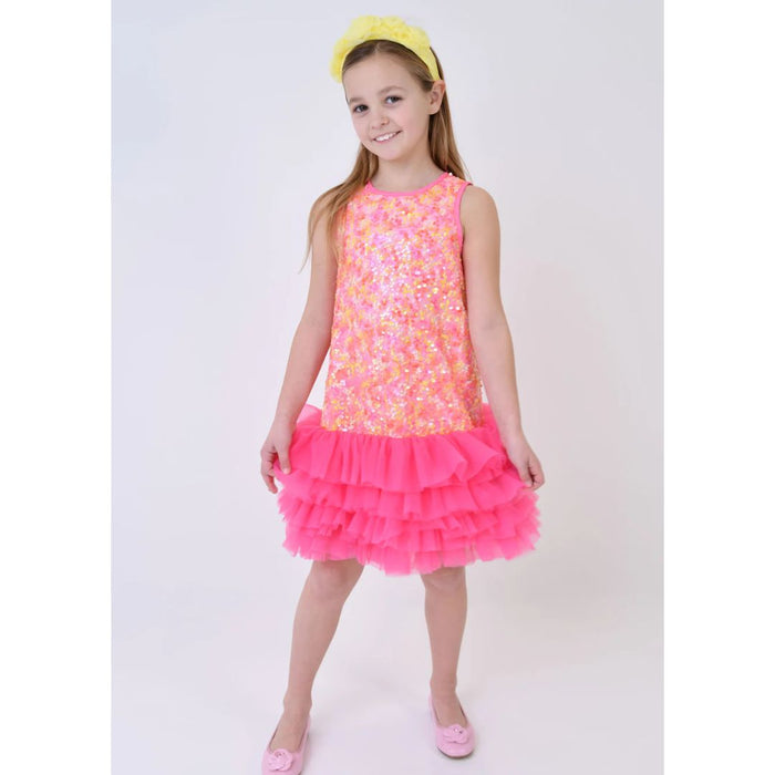 Pink 'Charleston' Sequin Dress
